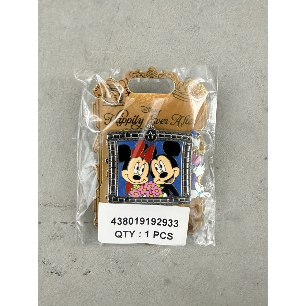 Disney 2025 Happily Ever After Mickey Minnie Slider Pin LE 2400 25th Anniversary